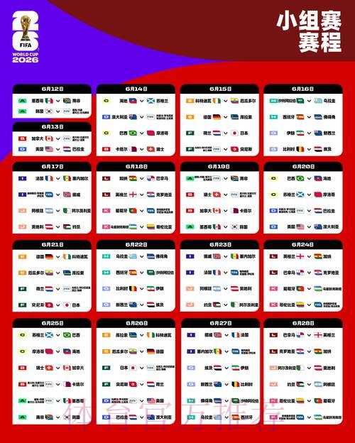 世界杯比赛时间中国时间